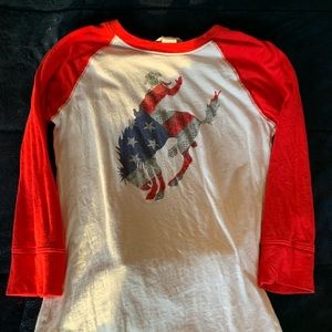 Patriotic Baseball tee